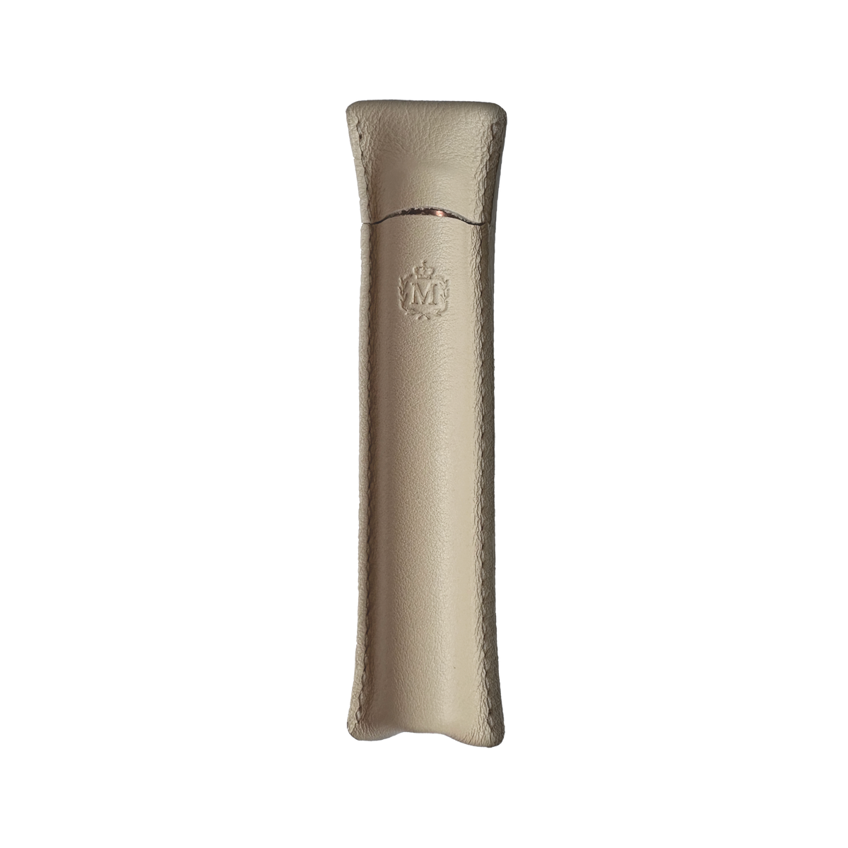 Étui Roll-on en cuir Beige