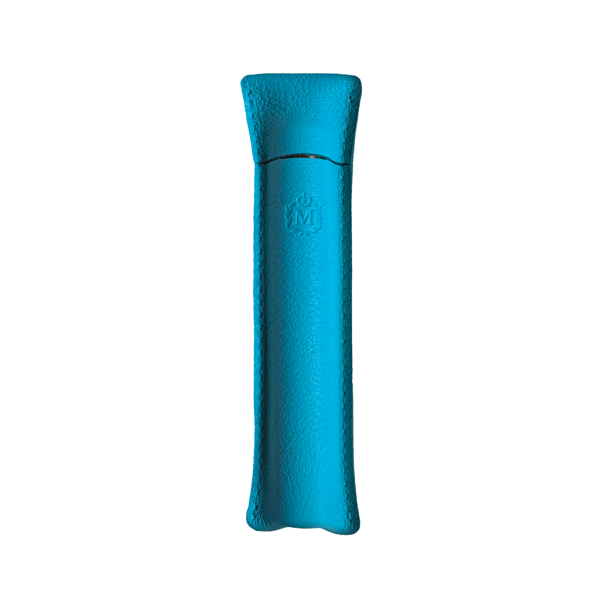 Étui Roll-on en Cuir Turquoise