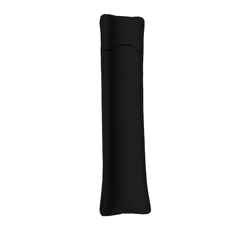 Étui Roll-on en Cuir Noir