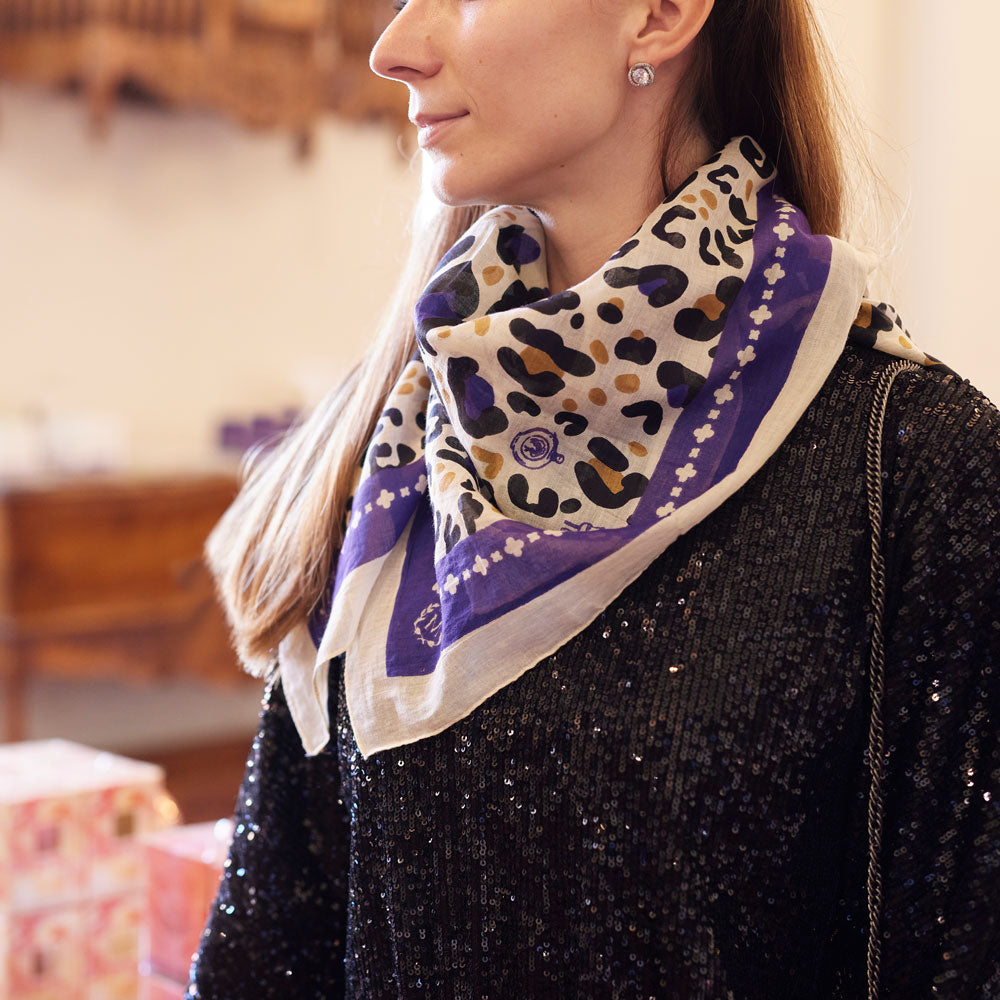 Molinard scarf x Maison Lecomte-Flament